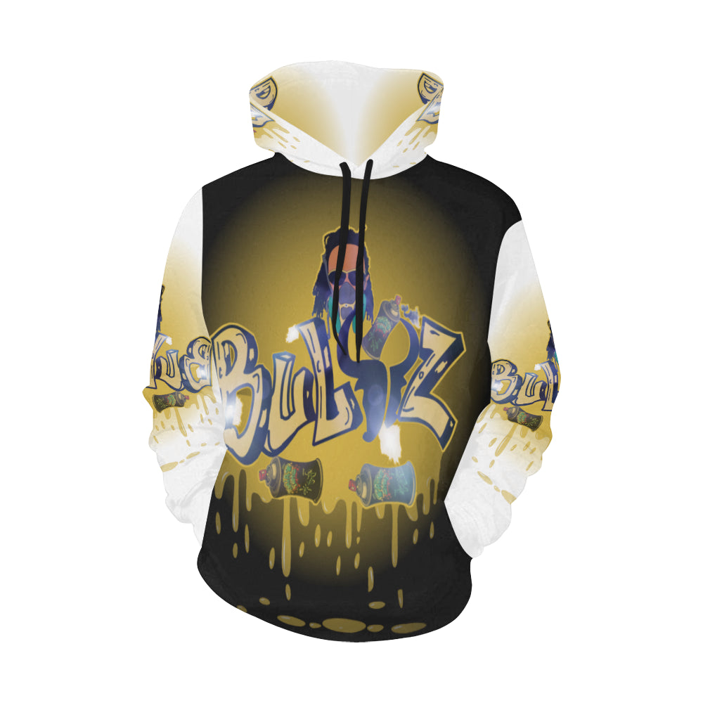 Straight Drip All Over Hoodie Mens