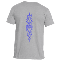 BulYz Tribal Tee Blue Logo