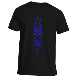 BulYz Tribal Tee Blue Logo