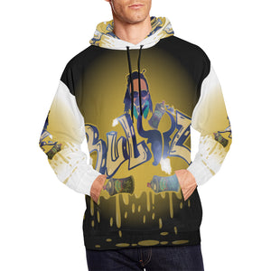 Straight Drip All Over Hoodie Mens
