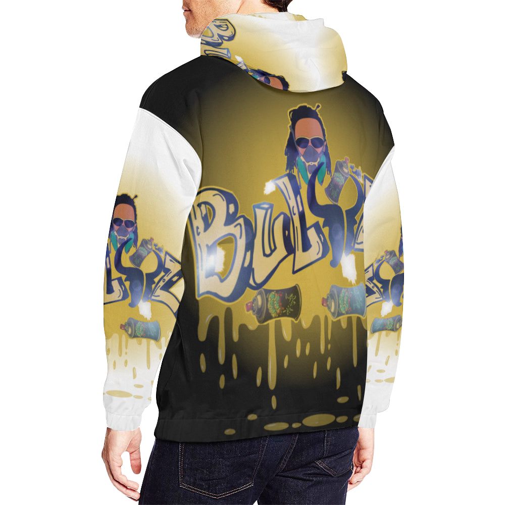 Straight Drip All Over Hoodie Mens