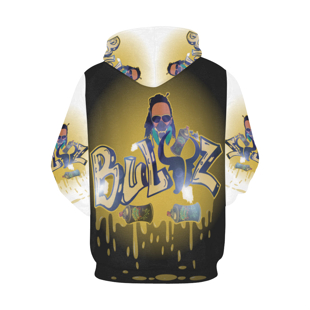 Straight Drip All Over Hoodie Mens