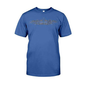 Bulyz Tribal Tee - Gildan Cotton T-Shirt / Royal Blue / S - Bulyz Mens